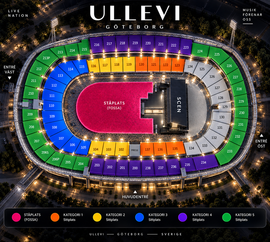 Swedish House Mafia - 10 juli 2027 - Ullevi, Göteborg